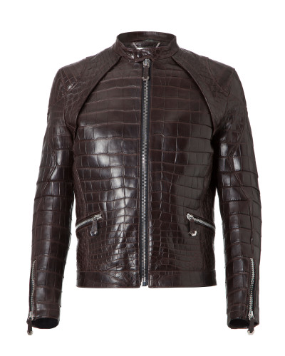 Leather Bomber 