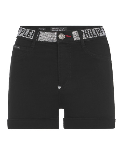 Denim High Waist Hot pants Philipp Plein TM