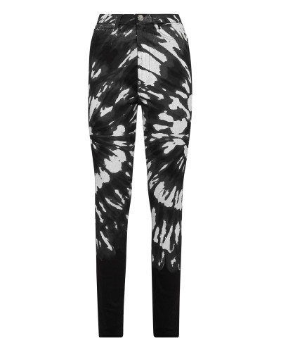 Denim Super High Waist Jegging Tie dye