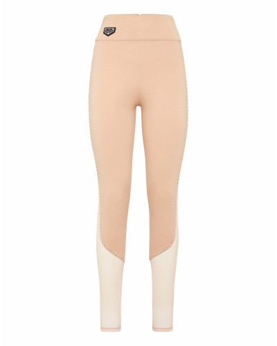 Super High Waist Leggings Studs Iconic Plein