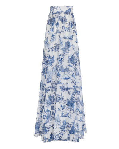 Georgette Long Skirt En PLEIN air
