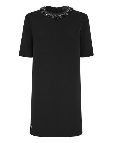 Cady T-shirt Dresses Crystal Chain
