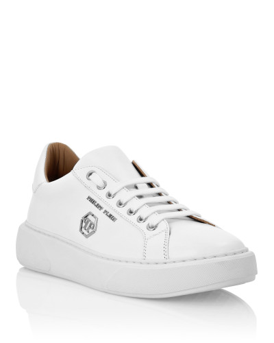 Leather Lo-Top Sneakers Hexagon
