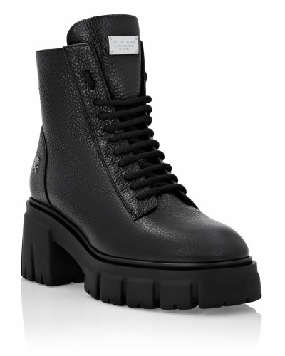 Leather Boots  with shearling inside Iconic Plein