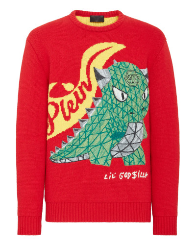 Merino Wool Pullover Round Neck LS