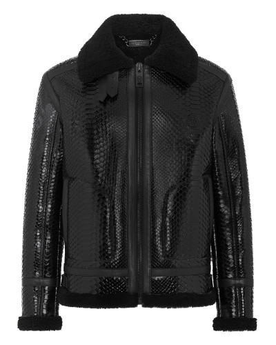 Shearling Python Jacket