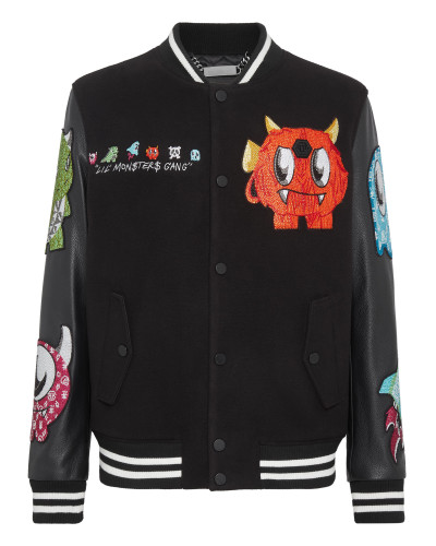 Varsity Bomber Monsters with Crystals