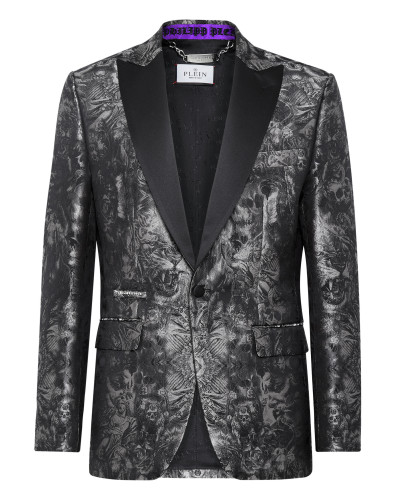Jacquard Blazer Lord fit Gothic Plein with Crystals