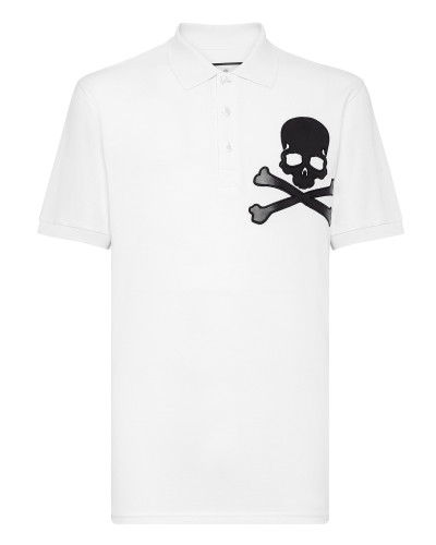 Slim Fit Polo shirt SS Skull