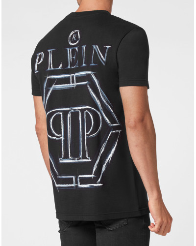 T-shirt Round Neck Hexagon