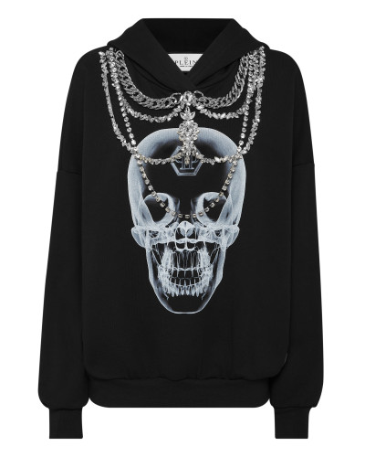 Hoodie sweatshirt X-Ray with Crystals