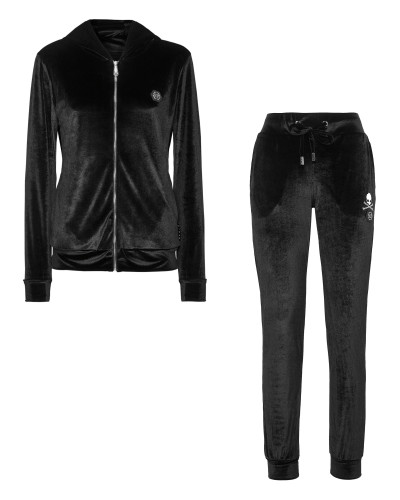 Jogging Pants Gothic Plein with Crystals