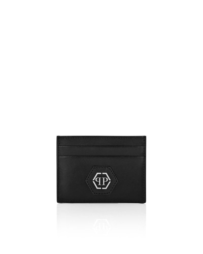 Leather Credit Cards Holder Hexagon