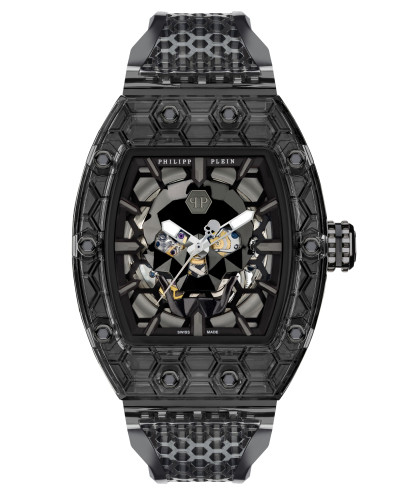 CRYPTO KING BLACK CRY$TAL GHOST WATCH