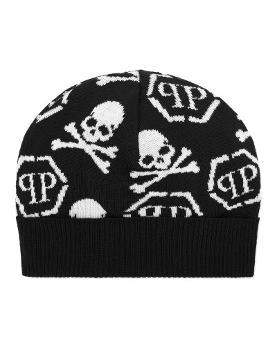 Wool Beanie Skull&Bones