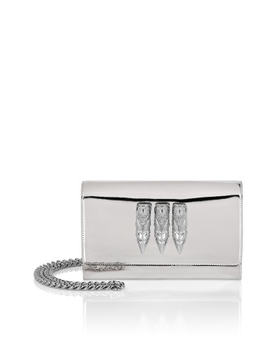 Mirror Leather Clutch