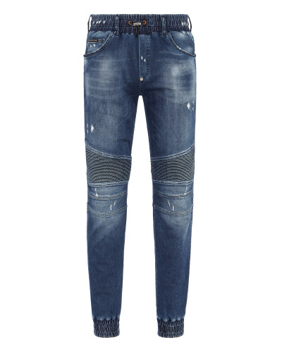 Denim Jogging Trousers