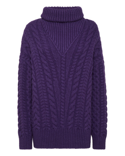 Wool Turtleneck Sweater Skull&Bones