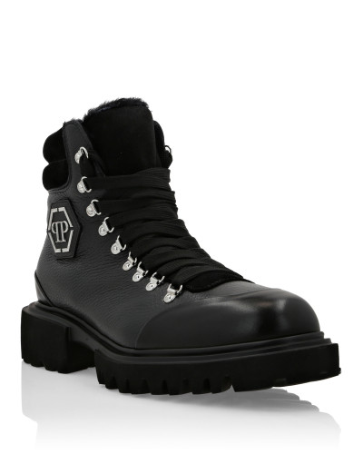 Leather Boots with Wool & Rubber Inserts