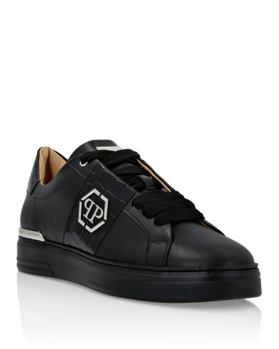Leather Lo-Top Sneakers
