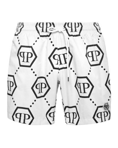 Short Swim Boxer Monogram