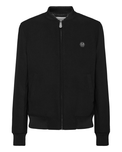 Wool Bomber Skull&Bones