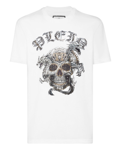 T-shirt Round Neck SS Stones Skull