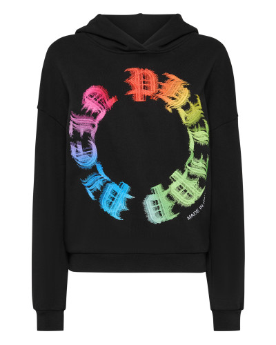 Hoodie Sweatshirt Reinbow Gothic Plein