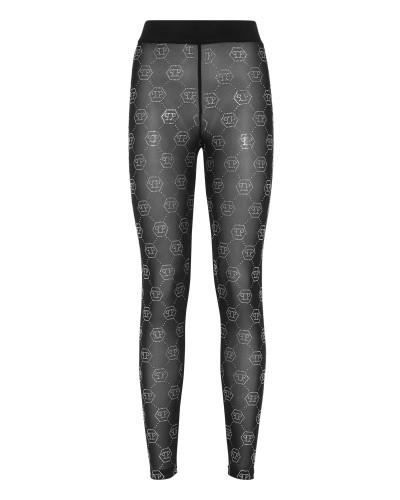 Tulle  Leggings Strass Monogram