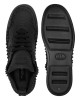 Python Leather Mid-Top Sneakers Studs