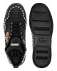 Python Leather Mid-Top Sneakers Studs