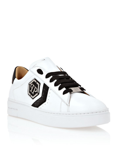 Lo-Top Leather Arrow Force Strass Sneakers