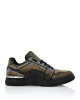 Suede Lo-Top Sneakers Strass Hexagon