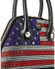 Philipp Plein Majestic Handbag American Flag Small
