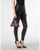 Philipp Plein Majestic Handbag American Flag Small