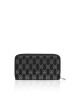 Rounded Zip Wallet Monogram Strass