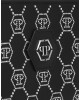 Rounded Zip Wallet Monogram Strass