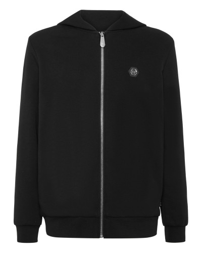 Fleece Zip Hoodie Skull America