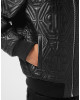 Embossed Leather Bomber Monogram