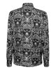 Printed Silk Shirt All Over Skull