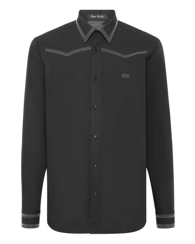 Loose Sugar Daddy Cut Shirt Cowboy Studs