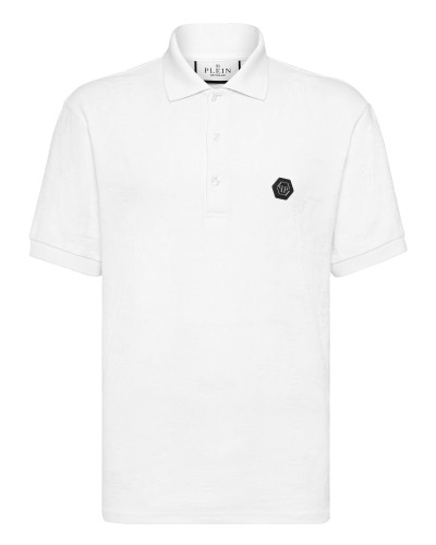 Polo T-Shirt Jacquard Crest