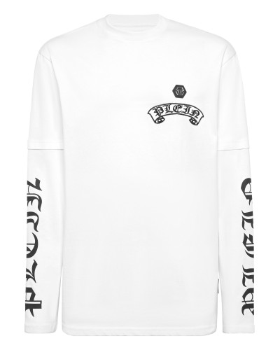 Double Sleeve T-Shirt Banner Embroidery