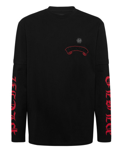 Double Sleeve T-Shirt Banner Embroidery