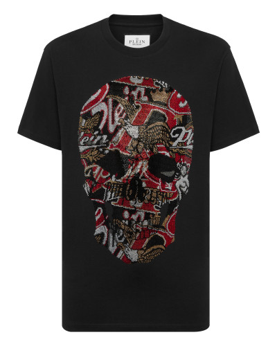 Round Neck T-Shirt Skull Stones