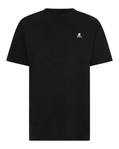 Basic Round Neck T-Shirt Skull