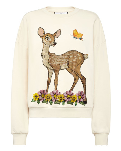 Fleece Washed Sweatshirt Fairy