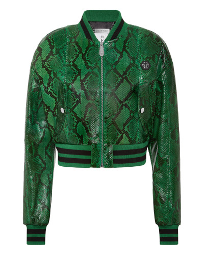 Green Python Bomber Signature
