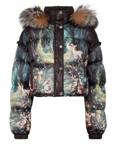 Cropped Down Puffer Jacket Fairy