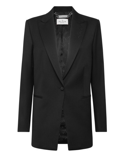 Wool Boyfriend Fit Blazer Fatale